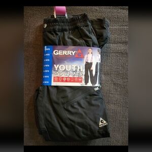 Gerry Youth Black Snow Pants